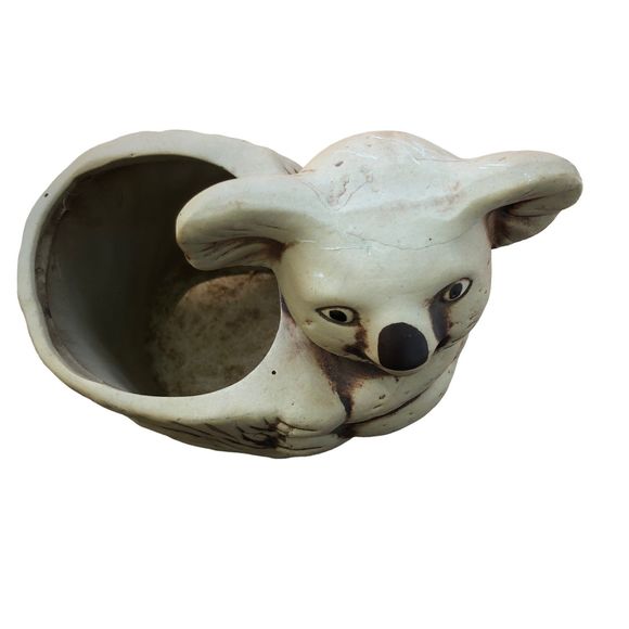 Vintage Koala Bear Ceramic Planter by Armbee Made in Taiwan - Picture 6 of 12